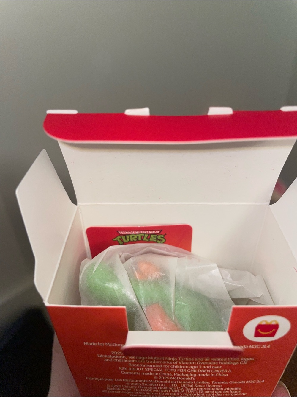 NIB Sanrio x TMNT Happy Meal Toy Collab Bundle of 2